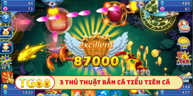 3 thủ thuật bắn cá tiểu tiên cá bách phát bách trúng